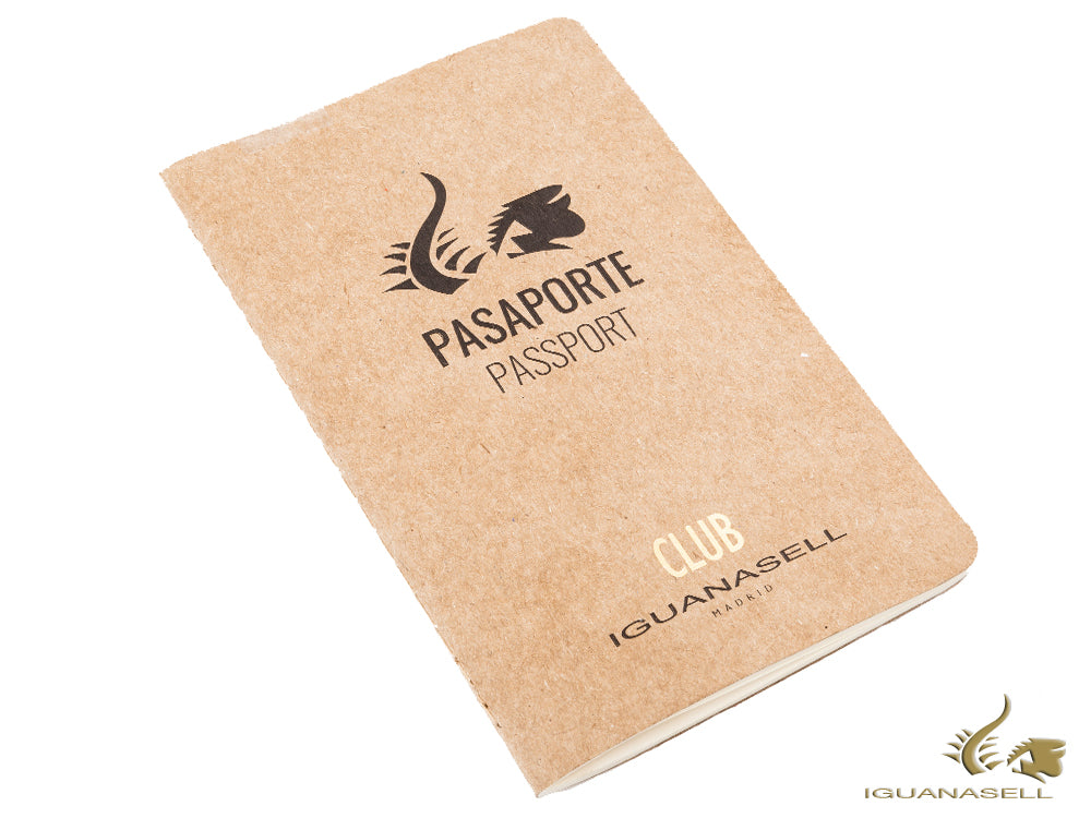 Set of 3 Iguana Sell Passports, Pocket (9 x 14 cm), Plain, Brown, 64 pages