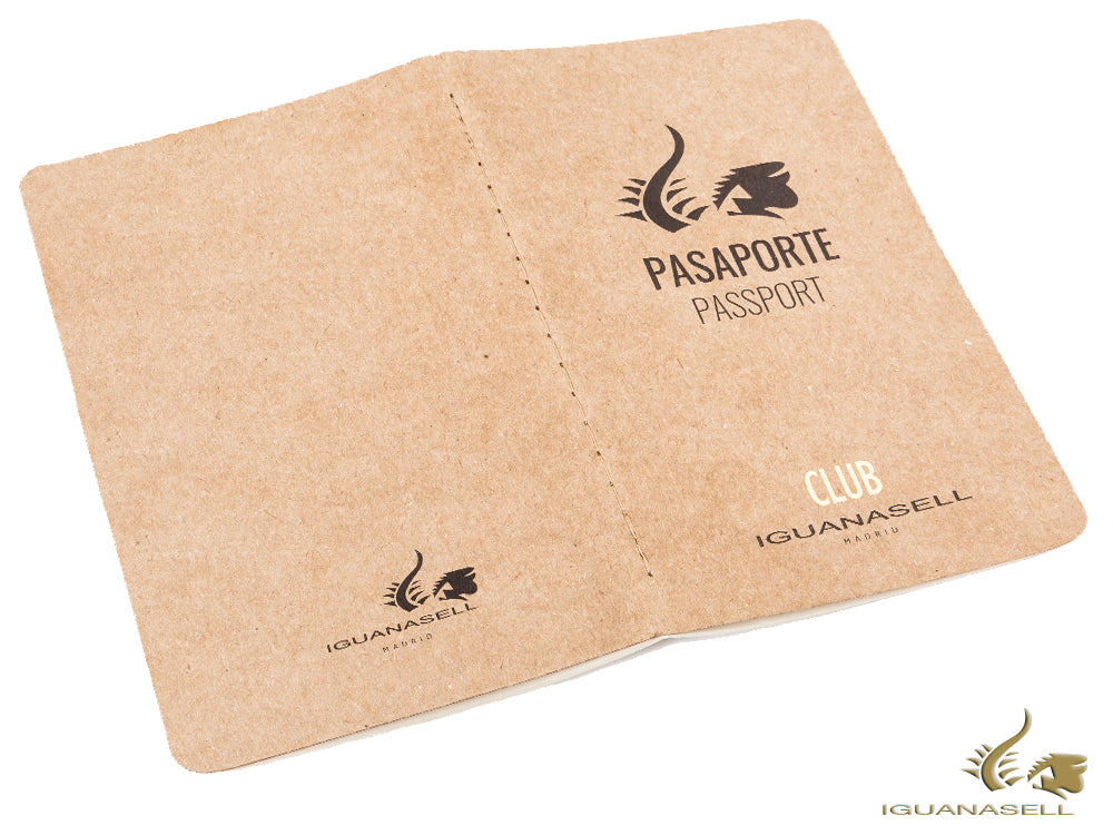 Set of 3 Iguana Sell Passports, Pocket (9 x 14 cm), Plain, Brown, 64 pages