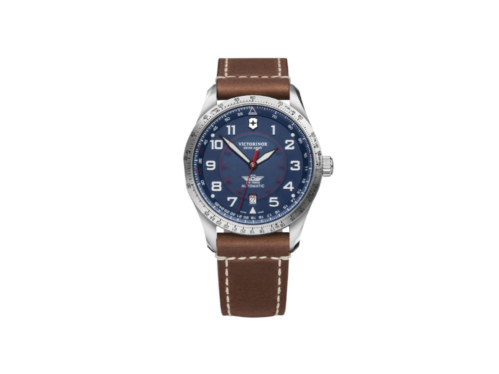 Victorinox Airboss Mechanical Automatic Watch, Blue, 42 mm, 10 atm, V241887
