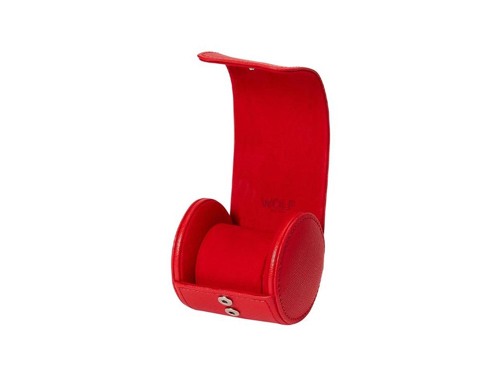 WOLF Tutti Frutti Watch roll, 1 Watch, Red, Vegan Leather, 680172