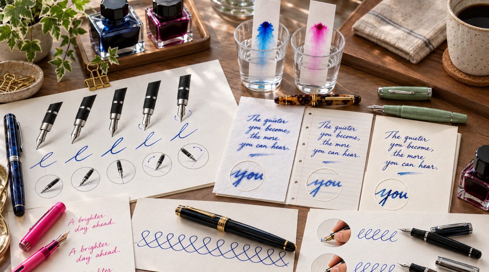 6 tests to try with your fountain pen