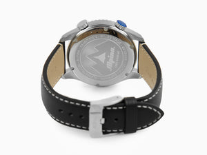 Alpina Startimer Pilot Quartz Worldtimer Watch, 41 mm, Black, Day, AL-255BRB4S26