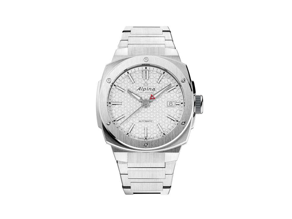 Alpina Alpiner Automatic Watch, Silver, 39x40.50mm, Titanium, AL-525S3AE1B