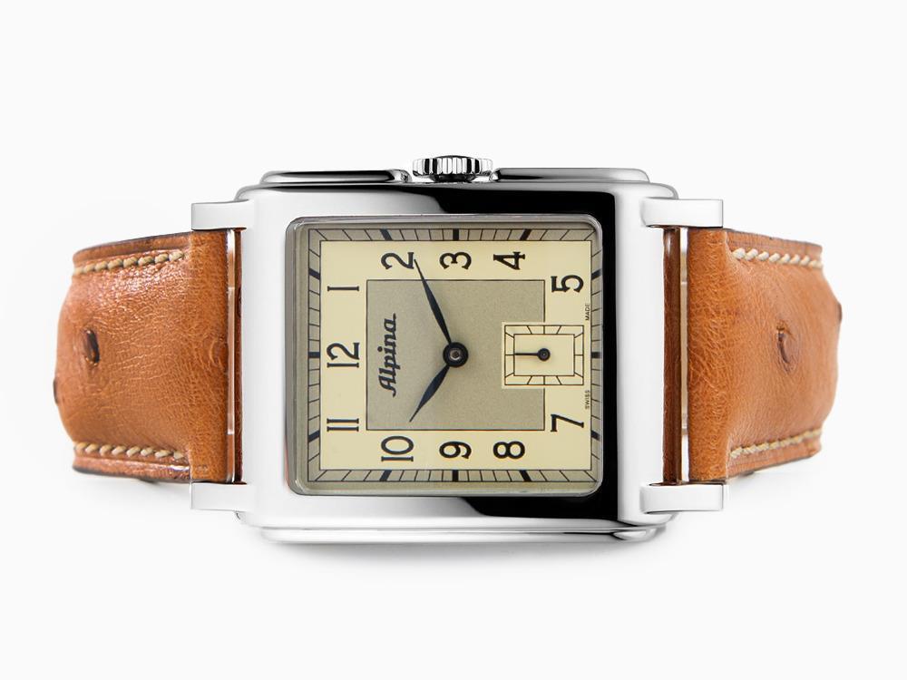 Alpina Alpiner Heritage Carrée Automatic 140 Years Watch, Silver