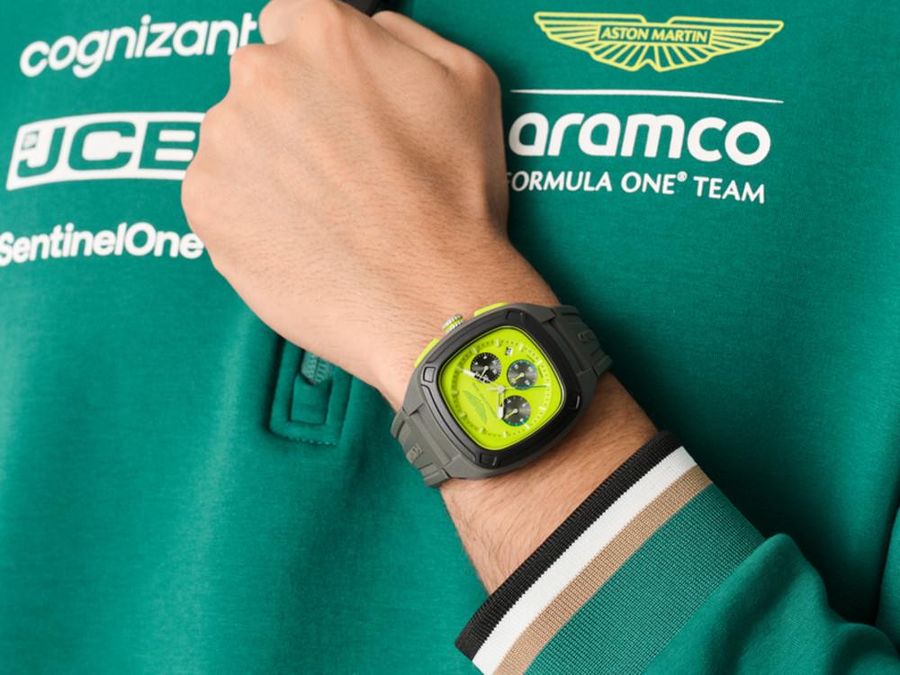 Aston Martin OVR W F1 Team Quartz Watch, Green, 41 mm, Chronograph, MTFO1F504