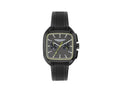 Aston Martin Icon ULT Quartz Watch, Recycled Steel, Black, 40 mm,  MTIU1S605