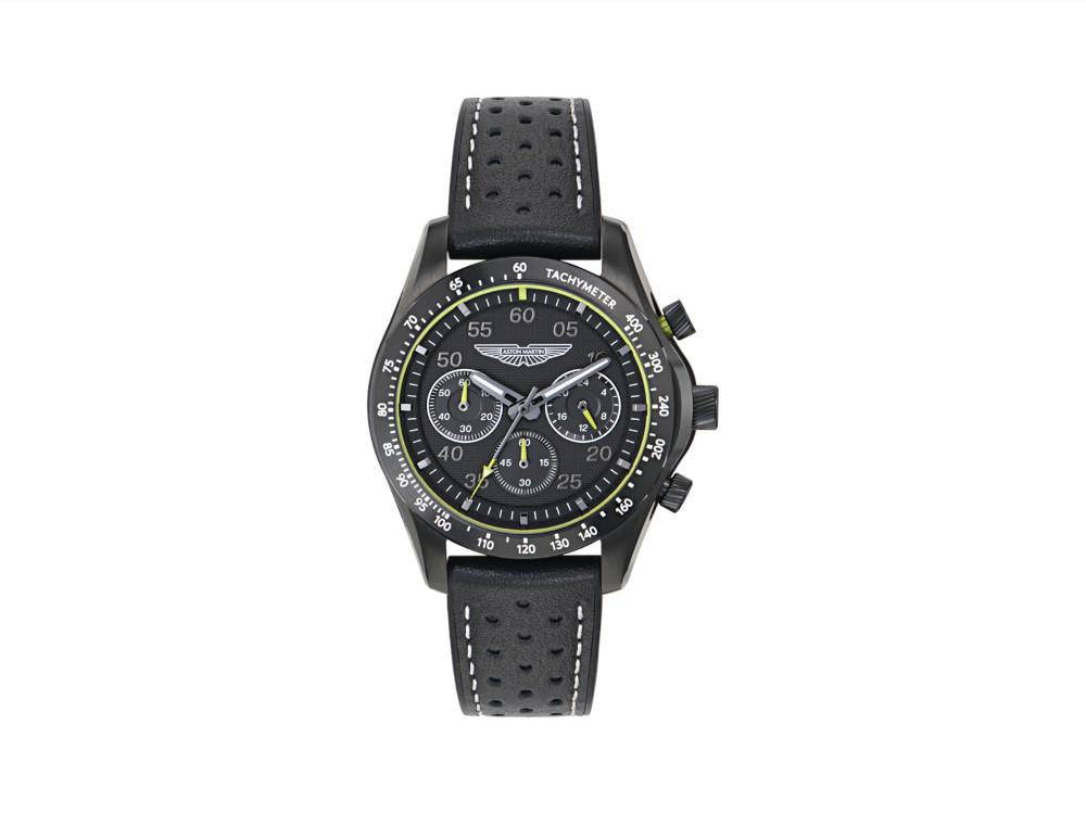 Aston Martin SGT Thrill Quartz Watch, Black, 42 mm, Chronograph, MTRS1F502
