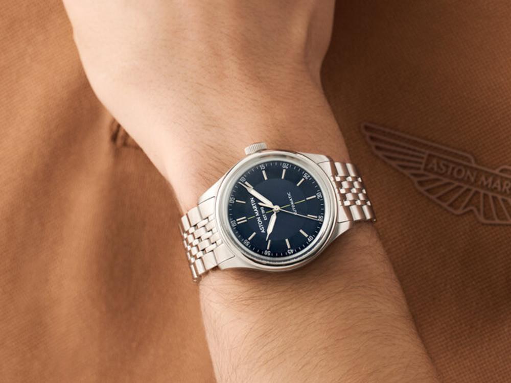 Aston Martin Timeless TS1 Automatic Watch, Blue, 39 mm, MTTS1S603