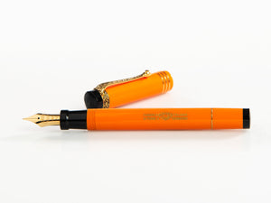Aurora Internazionale Orange Arancio Fountain Pen, Limited Ed, 19A-O