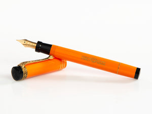 Aurora Internazionale Orange Arancio Fountain Pen, Limited Ed, 19A-O