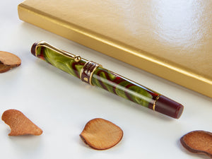 Aurora Asia Marbled Fountain Pen, Limited Edition, Marbled resin, 533