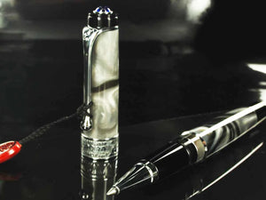 Aurora Europa Rollerball pen, Limited Edition, Marbled resin, Chrome trims, 542