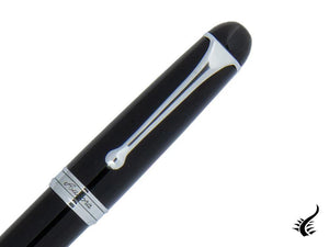 Aurora 88 Big Fountain Pen, Black Resin, Chrome trim, 800C