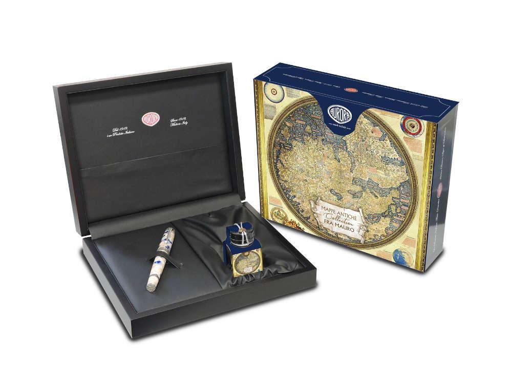 Aurora Mappe Antiche Fra Mauro Fountain Pen, Limited Edition, 946-RV