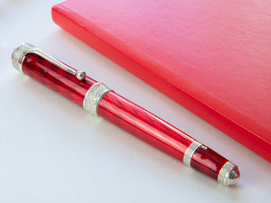 Aurora 100th Anniversary Limited Edition Fountain Pen, Silver, 956-R