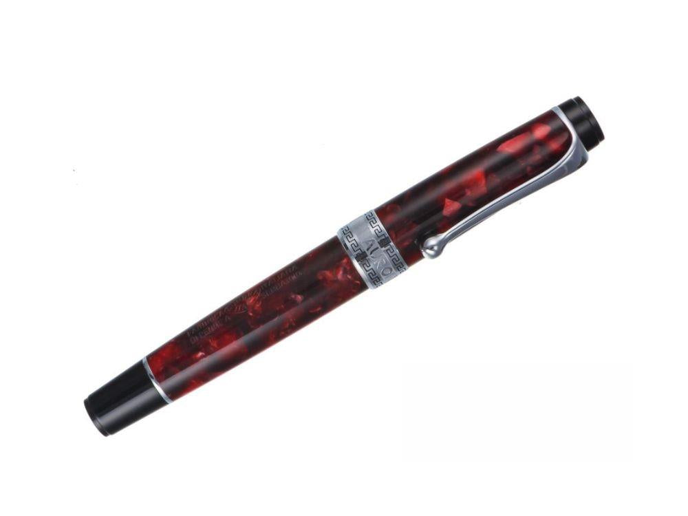 Aurora Optima Rollerball Pen, Auroloide, Chrome Trim, 975-CXA