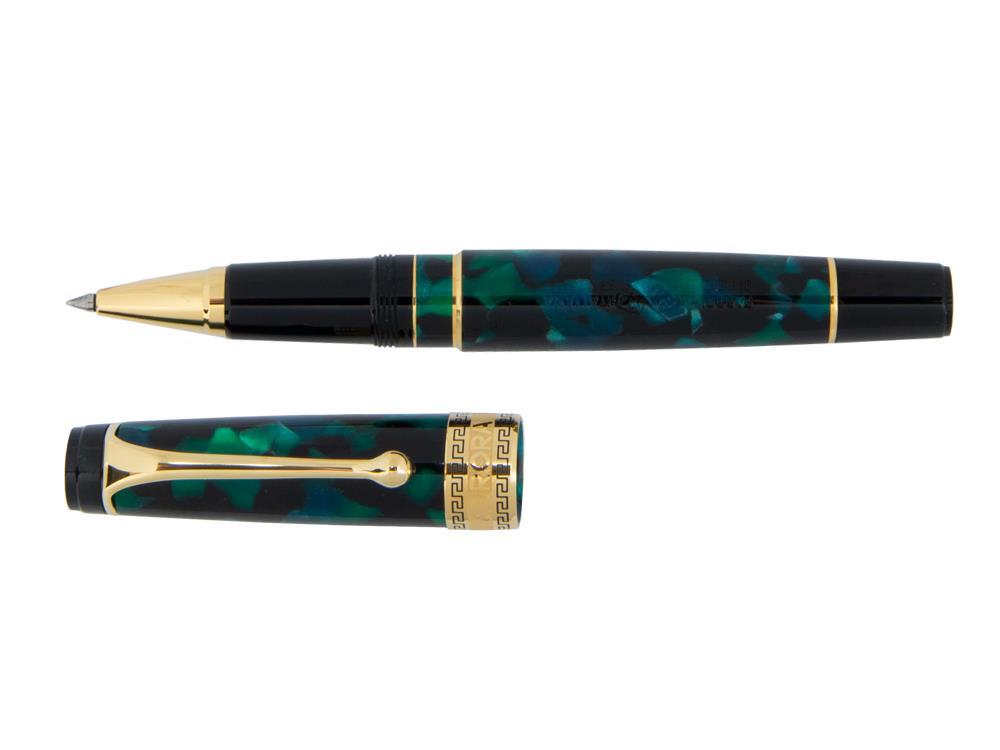 Aurora Rollerball  Optima - Emerald Green Auroloide