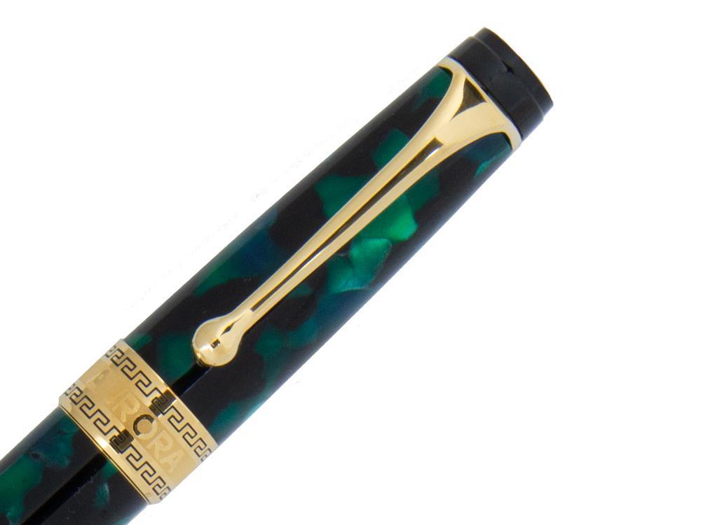 Aurora Rollerball  Optima - Emerald Green Auroloide