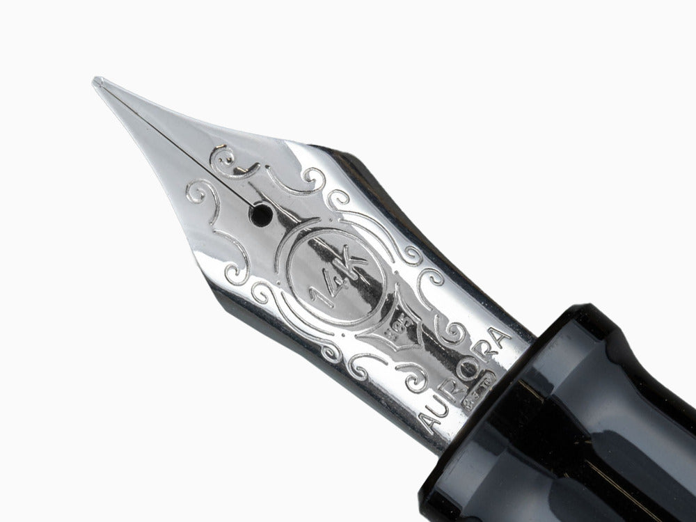 Aurora Optima Fountain Pen, Auroloide, Burgundy, 996-CX