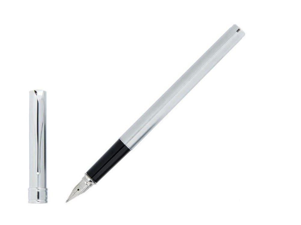 Aurora Magellano Fountain Pen, Chrome, A09
