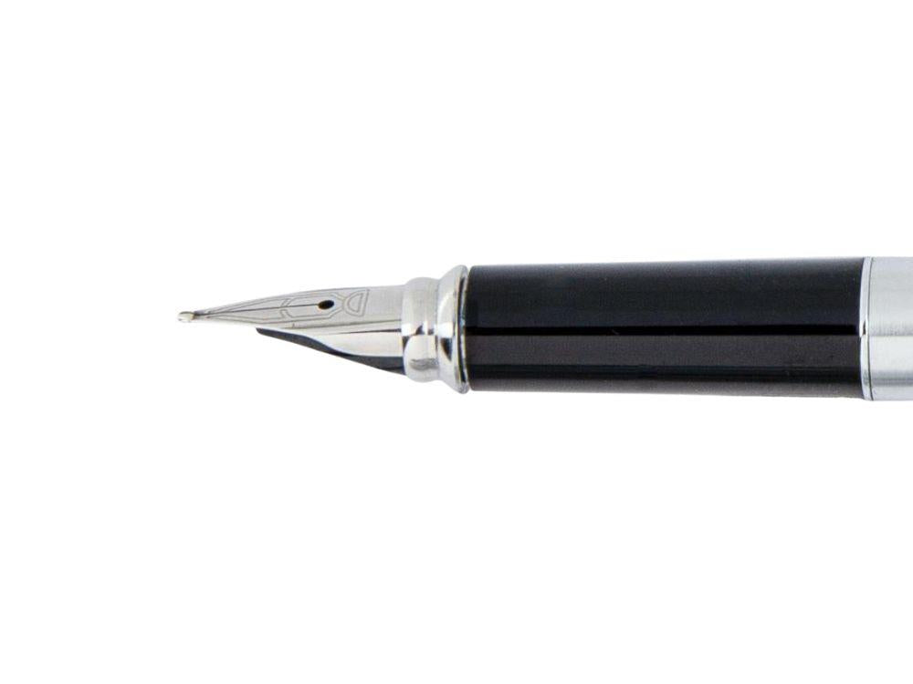 Aurora Magellano Fountain Pen, Chrome, A09