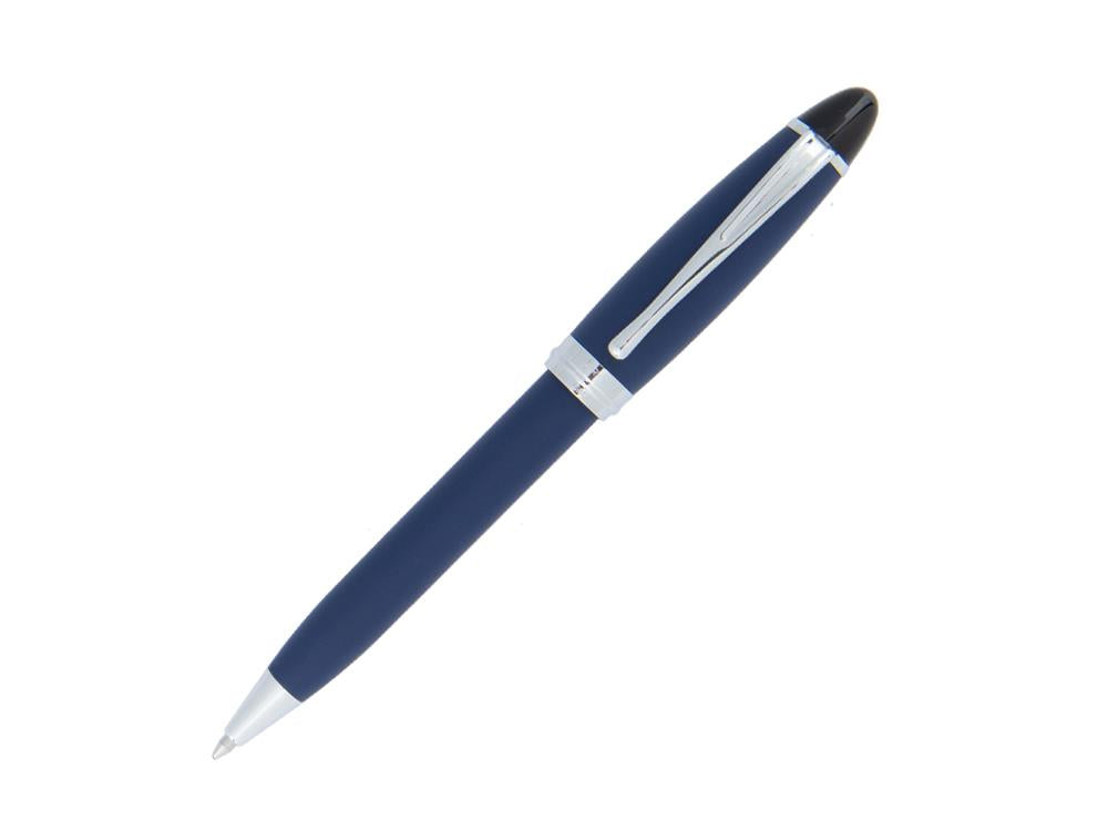 Aurora Ipsilon Ballpoint Pen, Resin, Chrome Trim, Blue, B30-BP