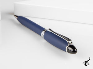 Aurora Ipsilon Ballpoint Pen, Resin, Chrome Trim, Blue, B30-BP