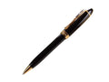 Aurora Ipsilon Ballpoint pen, Black Resin, Gold trim, B32N
