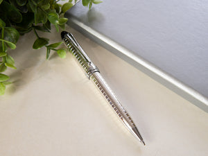 Aurora Ipsilon Quadra Rollerball pen, Silver .925, Chrome trim, Silver, B34-Q
