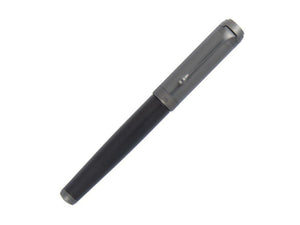 Aurora Talentum Big Full Metal Black Rollerball pen, Resin, Black, D70-CRN