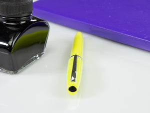 Aurora Style Fountain Pen, Resin, Chrome trim, E12L