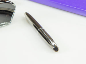 Aurora Style Fountain Pen, Lacquer, Chrome Trim, Grey, E13