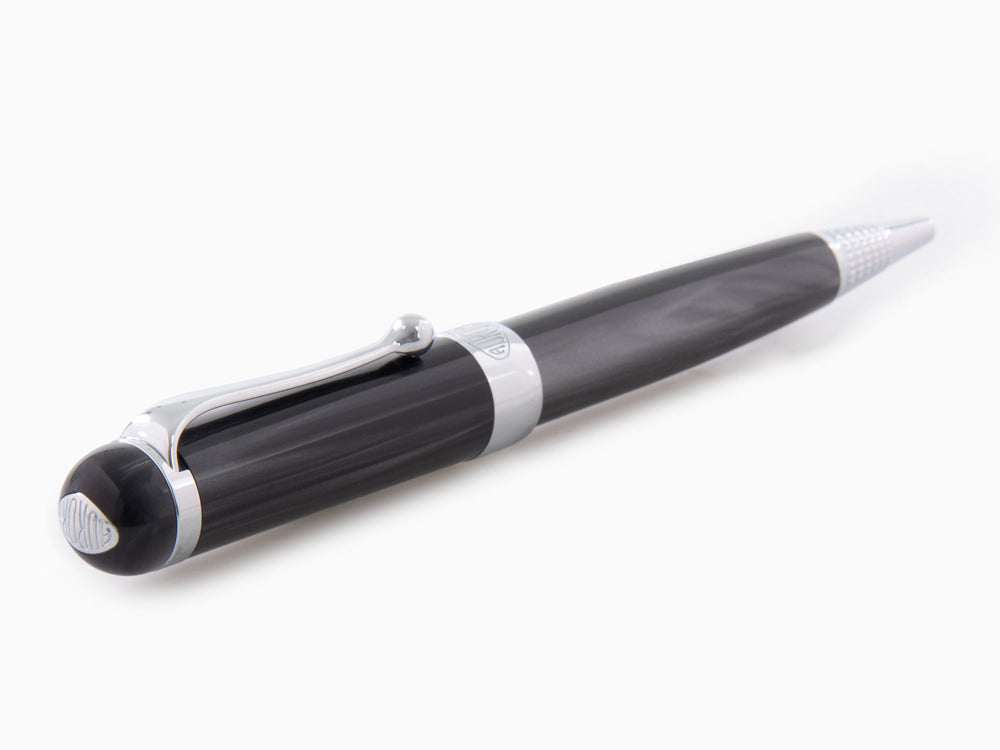 Aurora Alpha Ballpoint pen, Resin, Chrome Trim, Black, H31CN