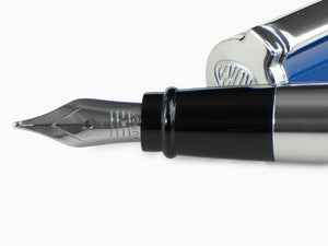 Aurora TU Fountain Pen, Resin, Chrome Trim, T11-B