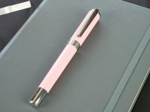 Aurora TU Fountain Pen, Resin, Chrome trim, Rose, T11P