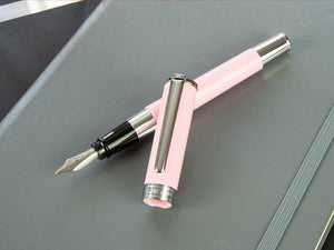 Aurora TU Fountain Pen, Resin, Chrome trim, Rose, T11P