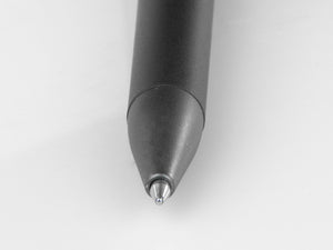 Aurora TU Full Metal Black Ballpoint pen, Resin, Ruthenium trim, Black, T30_CRN