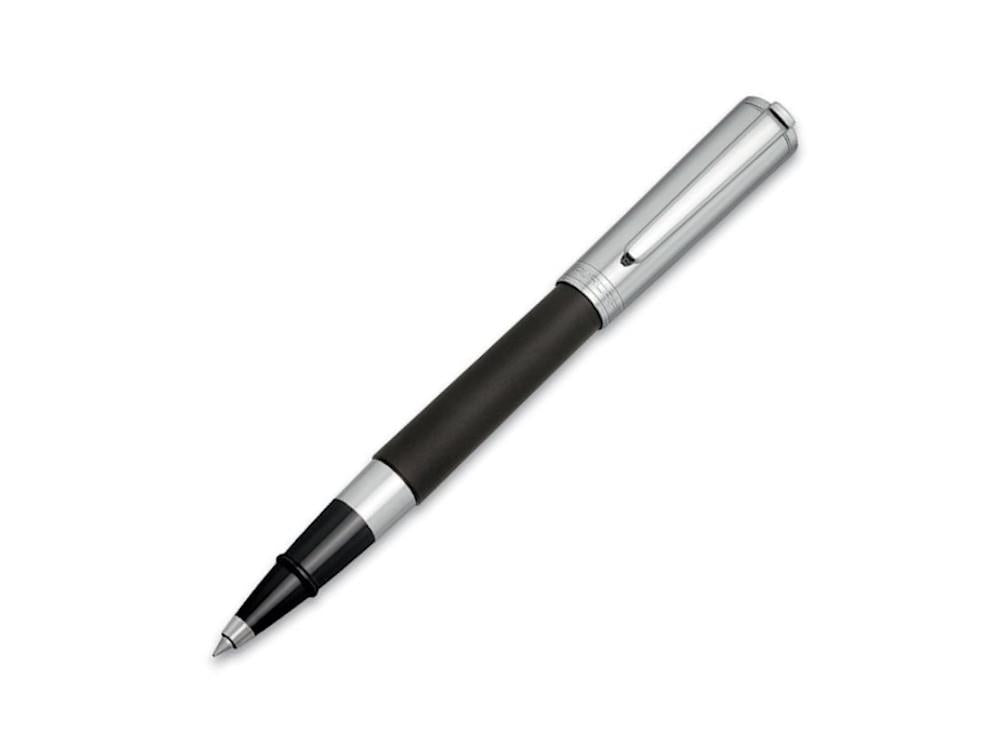 Aurora TU Rollerball pen, Resin, Chrome Trim, Black, T70CN