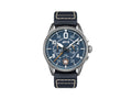 AVI-8 Spitfire Lock Chronograph Channel Blue Quartz Watch,  42 mm, AV-4089-04