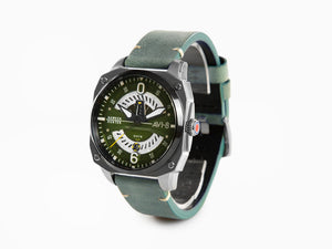 AVI-8 Hawker Hunter Day Date Edition Quartz Watch, Green, 45 mm, AV-4057-03