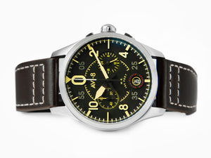 AVI-8 Spitfire Lock Chronograph Midnight Oak Quartz Watch, 42 mm, AV-4089-01