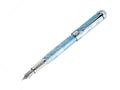 Aurora Alpha Sky Fountain Pen, Resin, Chrome Trim, H11CA