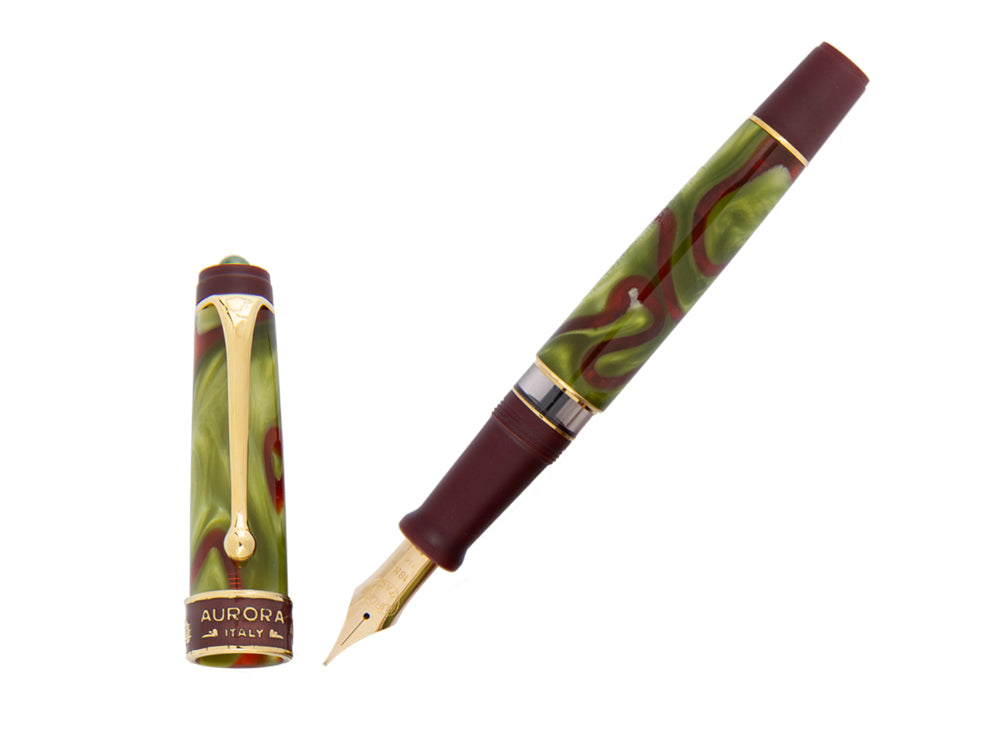 Aurora Asia Marbled Fountain Pen, Limited Edition, Marbled resin, 533