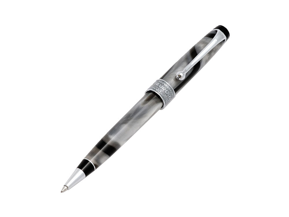 Aurora Europa Ballpoint Pen, Limited Edition, Marbled resin, Chrome trims