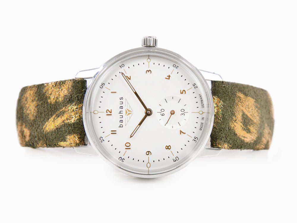 Bauhaus Quartz Watch, White, 36 mm, 2037-1