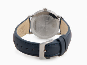 Bauhaus Quartz Watch, Blue, 36 mm, 2037-3