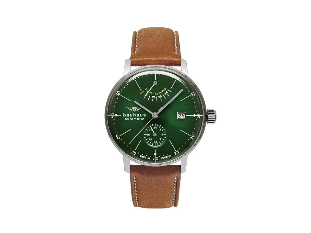 Bauhaus Aviation Dessau Automatic Watch, Green, 41 mm, Miyota 9132, 2060-4