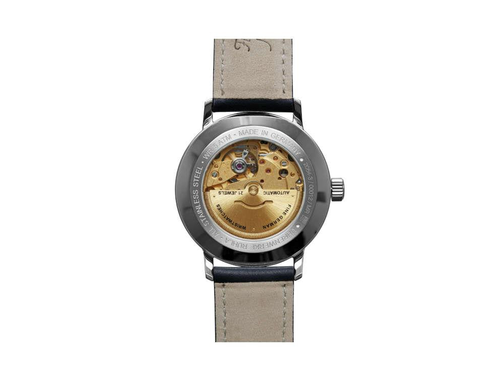 Bauhaus Aviation Dessau Automatic Watch, Blue, 40 mm, Miyota 8215, 2064-3