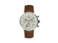 Bauhaus Solar Chronograph Quartz Watch, Beige, 41 mm, Day, 2086-5