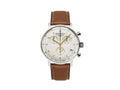 Bauhaus Aviation Dessau Quartz Watch, Beige, 41 mm, Chronograph, Day, 2096-1